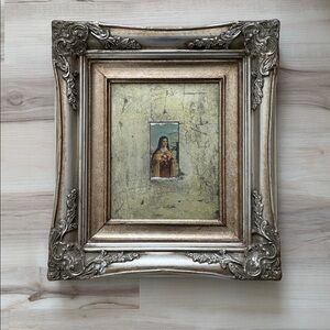 Estate Find: St. Thérèse of Lisieux "Little Flower" Framed Artwork